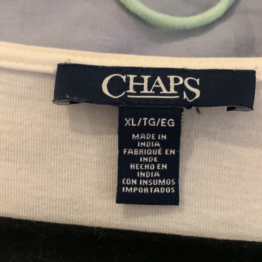Women’s ask L, Chaps, white shirt sleeve jersey - Picture 3 of 3